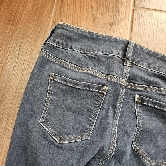 Torrid Button Fly Dark Wash Denim Blue High Waisted Jegging 10R Rinse Jeans - Picture 10 of 12